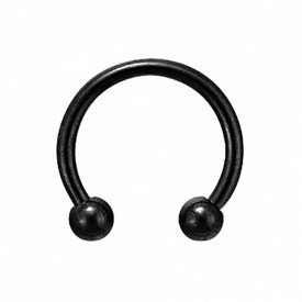 Circular Barbell Nero 1,2ø ; 12mm