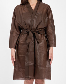 KIMONO COLOR TABACCO In TNT. Imbustato, con tasca laterale. 10 PZ