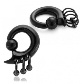 Piercing Principe Alberto Orecchio 8mm Nero