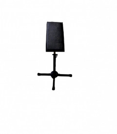 Poggiabraccia Regolabile Nero 45x22x2,5cm