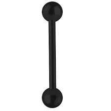 Barbell In Acciaio Nero 1,6ø, 18mm Pallina 5mm