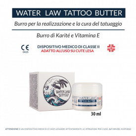 Espositore 24 Pezzi Water Law Tattoo Butter - 30 ml tasse incluse