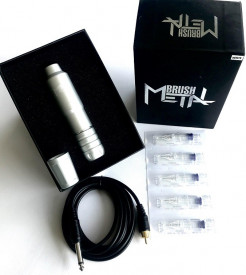 New Metal Brush Pen Light Silver