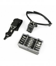 Occhialini di sicurezza con vetro d’ingrandiende e luce LED