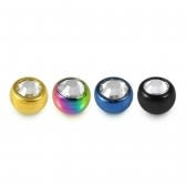 Pallina Gold Brillantino Bianco 1,2ø ; 2,5mm