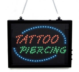 "Tattoo" & "Piercing" Led