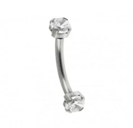 Curved Barbell Sopracciglio ; 1.2X8mm