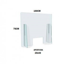 PARAFIATO IN PLEXIGLASS 100cmX75cm 6mm