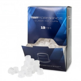 TATFORMANCE - Clear Iink Cups 13mm (500 pz)