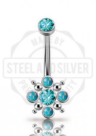 Piercing per Ombelico Titanio 1.6x08