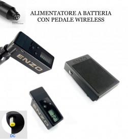 SET WIRELESS BATTERIA DC & PEDALE DISPONIBILE ORA