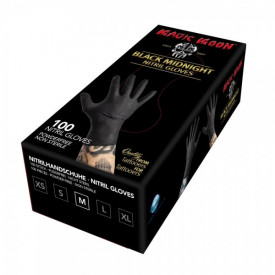 Black Midnight Nitrile Black Magic moon Taglia L