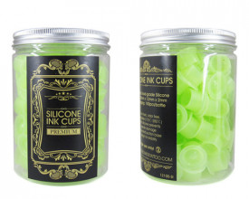 Cup In Silicone Verde fluo 100 Pz