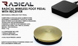 NEW RADICAL WIRELESS FOOT PEDAL COLORE GOLD