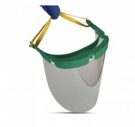 VISIERA PROTETTIVA IN PLEXIGLASS TRASPARENTE SPESSORE 2mm 1 supporto in plexiglass Più 3 plexiglass trasparente come ricambi