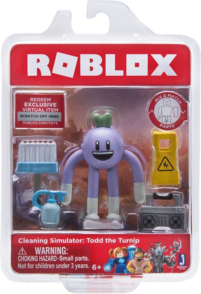 Roblox Figurina Blister Cleaning Simulator Todd The Turnip - figurina surpriza roblox noriel