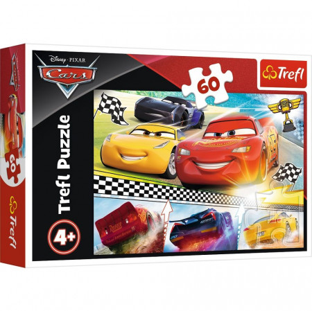 Puzzle Trefl 60piese - Cars O Cursa Legendara