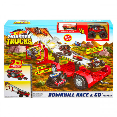 Set de joaca Hot Wheels - Monster Trucks 2 in 1