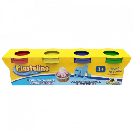Plastelino-Rezerve 4 culori - Starter