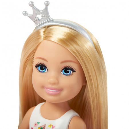 Set Barbie Princess Adventure - Papusa Chelsea si Castelul pentru Animale de Companie