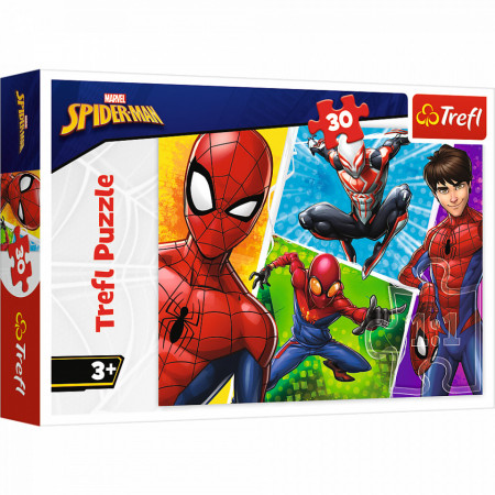 Puzzle Trefl 30piese-Spiderman si Miguel