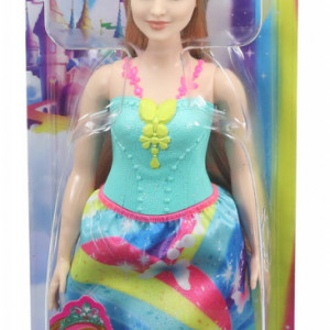 Papusa Barbie Dreamtopia - Printesa cu coronita albastra