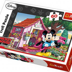 PUZZLE TREFL 60 MICKEY SI MINNIE IN GRADINA