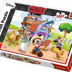 Puzzle Trefl Mickey the farmer, 160 piese