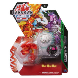 Set 3 Figurine Bakugan Evolutions Starter Pack Sairus Ultra, Warrior Whale si Dragonoid Evo