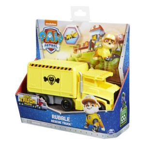 Set Figurina cu Vehicul Paw Patrol, Big Truck Pups, Rubble