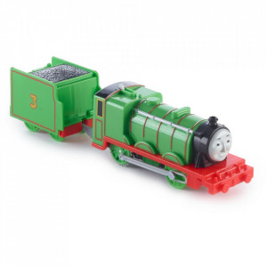 Trenulet Henry Locomotiva Motorizata cu Vagon Thomas&Friends Track Master