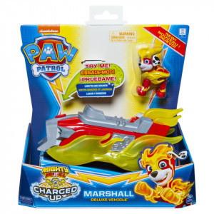 Vehicul Paw Patrol - Charged Up, Marshall, cu lumini si sunete