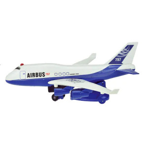 Avion de pasageri cu lumini, sunete si tren de aterizare, Toi Toys, 25.5 cm