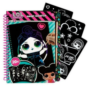 Carte de colorat LOL Surprise Magic Scratch