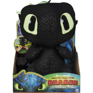 Figurina de Plus Dragons Cu Sunete - Toothless