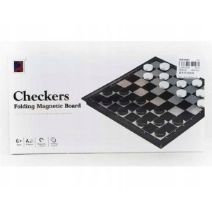 Joc de dame cu tabla magnetica pentru calatorii