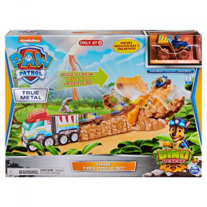 Paw Patrol: Set de joacă Chase - Salvarea dinozaurului T-Rex