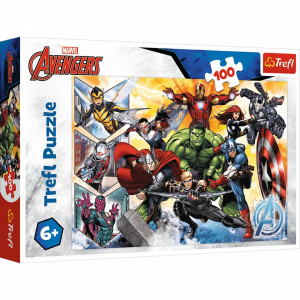 Puzzle Trefl 100 Piese - Avengers, Puterea Razbunatorilor