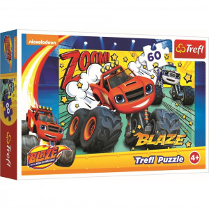 Puzzle Trefl, Blaze, Cursa infernala, 60 piese
