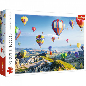 Puzzle Trefl, Cappadoccia baloane cu aer cald, 1000 piese