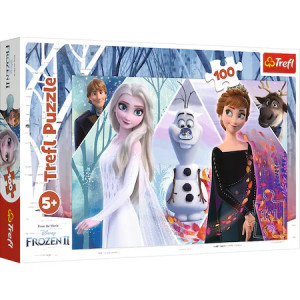 Puzzle Trefl - Disney Frozen II, Taramul Incantator, 100 piese