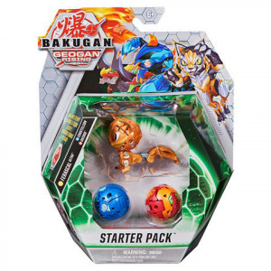 Set Bakugan Geogan Rising, Starter Pack - Ferascal Ultra, Crustillion si Oxidox
