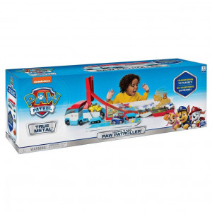 Set de joaca Paw Patrol - Launch'n Haul Paw Patroller, vehicul cu pista de lansare