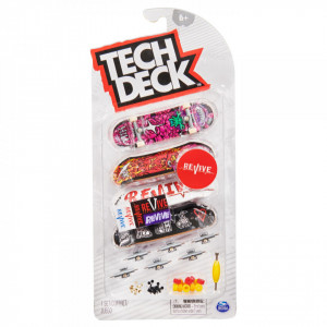 Set mini placa skateboard Tech Deck ,Revive, 4 buc