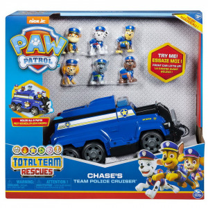 SUPER MASINA DE POLITIE CHASE CU 6 CATELUSI