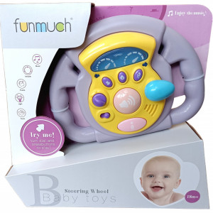Volan Interactiv Icom cu Lumini si Sunete, 31cm