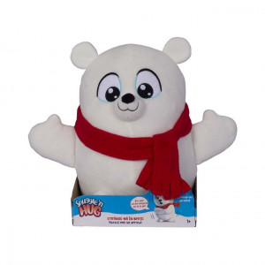 Jucarie de plus interactiva Noriel - Snuggle and Hug - Urs polar