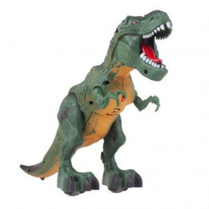 Jucarie Interactiva Dinozaur T-Rex cu sunete si lumini ,Verde,20cm