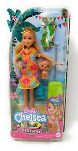 Papusa Barbie Chelsea Lost Birthday- Stacie si Animalut de companie