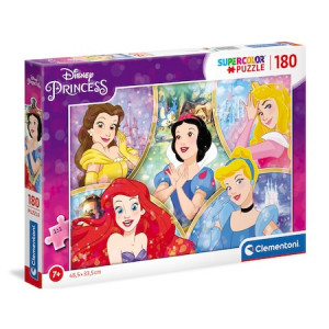 Puzzle Clementoni - Disney Princess, 5 printese, 180 piese